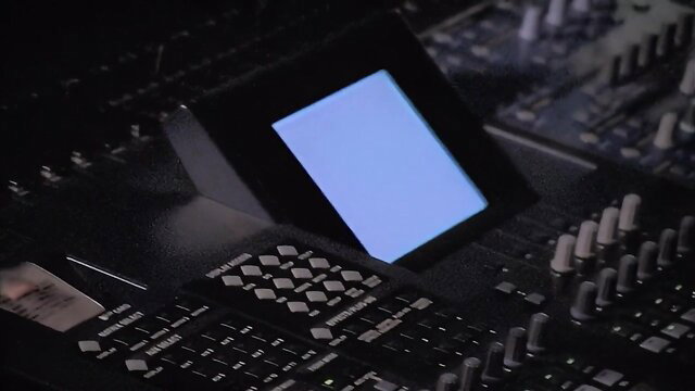 Devon Lee mixing console closeup adult video thumbnail