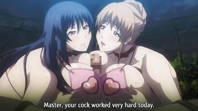 Busty anime teachers praise Master's hard cock in Kyonyuu Hitozuma Saimin Ep.1