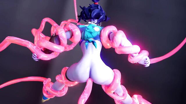 Widowmaker Overwatch tentacle fucked ass up nude hentai