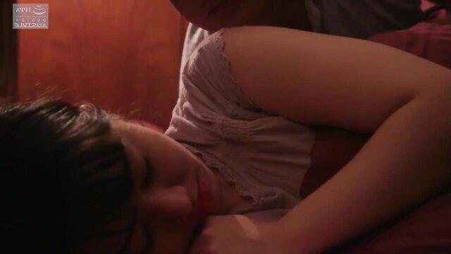 Thin Indian MILF Summer sleeping nude in bed, intimate closeup