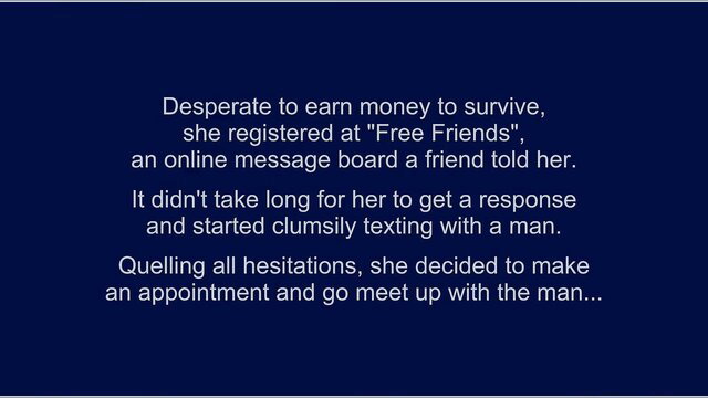 Desperate teen registers on Free Friends, clumsily texts man, meets up