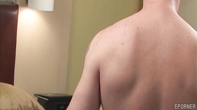 Blondie mommy shows nude back and arm in bedroom tease