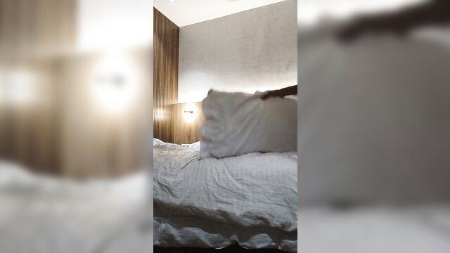 Indian bhabhi in hotel bed, sexy amateur tease