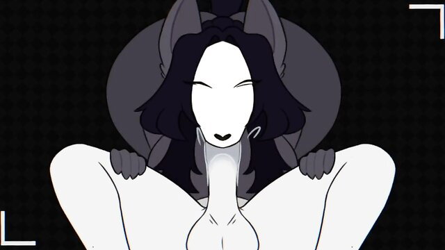 Mal0 wolf furry mod girl spreading legs wide explicit pose