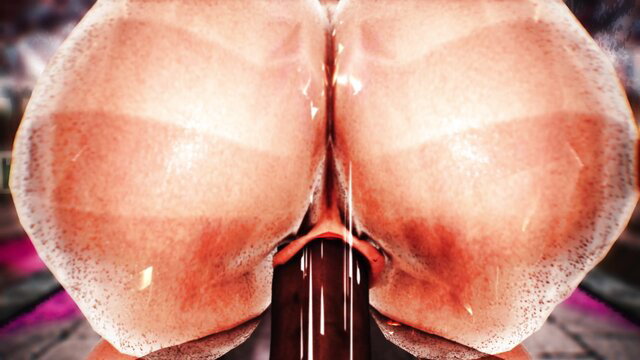 Yuuka Kazami big tits ass riding cock POV sex MMD