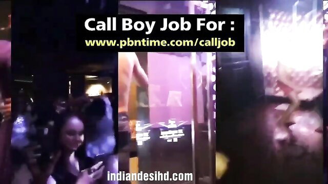 Indian aunty in club sucking and fucking call boy big cock
