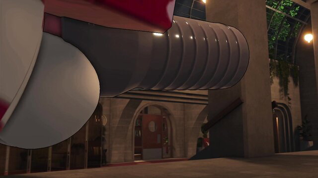 Closeup of fleshlight onahole toy with white head and red suction cup base