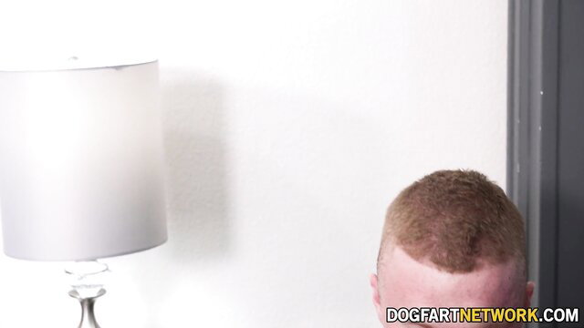 Redhead hunk Brody Fox closeup by Jake Waters big black cock bareback