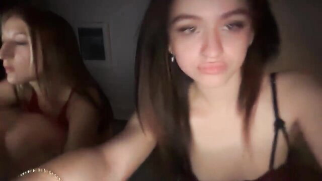 StellaPearl Chaturbate leaked with slutty girls in lingerie, low light tease