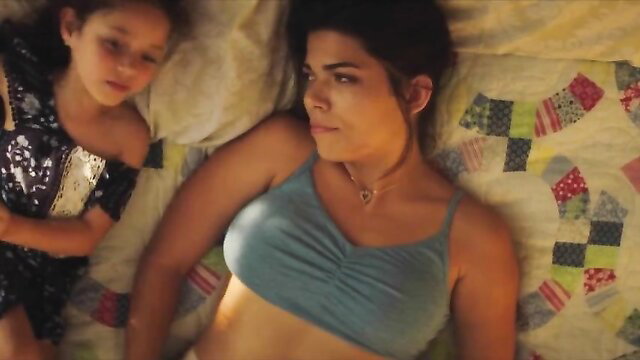 Natalia Lugo sexy nude tits in bed with girl, Hector's Woman 2021 hot scene