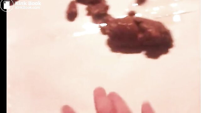 Girls pooping closeup compilation, hot turds splashing in toilet water