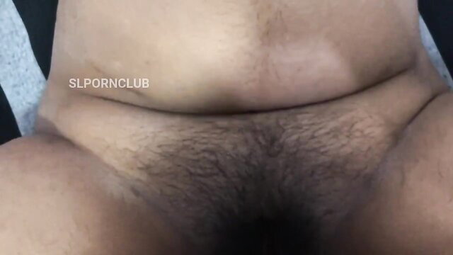 Sri Lankan amateur closeup hairy pussy spread legs
