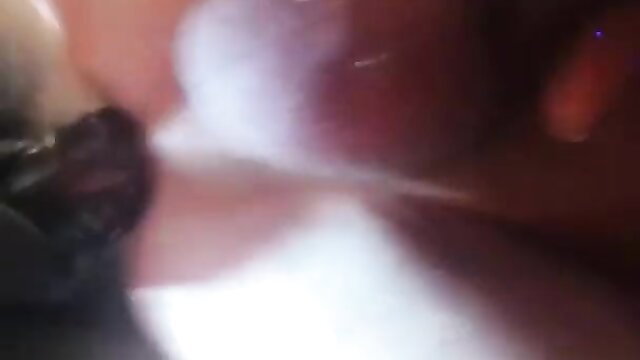 Blurry closeup of crossdresser taking intense anal penetration