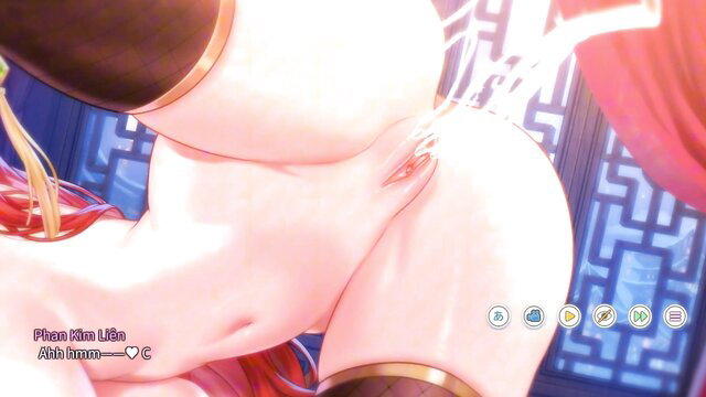 Pan Jinlian closeup pussy exposure in Cherry Tale JAV scene