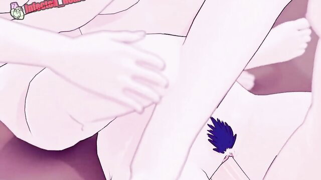 Sailor Moon watches Sailor Mercury fucked by huge cock hentai