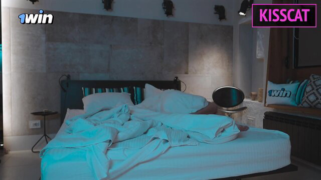 Step sister shares bed with step bro after party for hot fuck