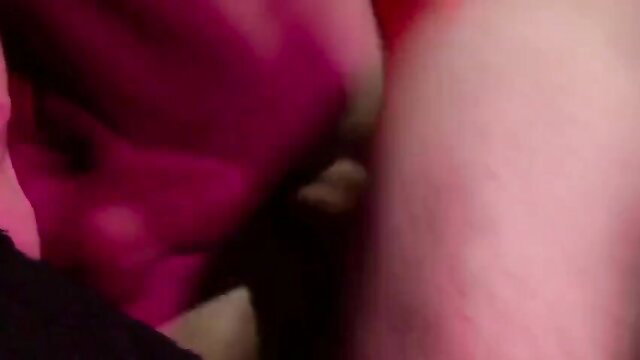 Blonde in pink lingerie bent over for massive 11-inch action