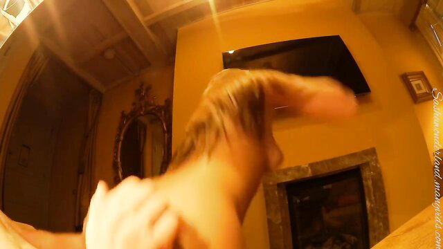 Sasha Wonderland rides cock reverse cowgirl POV