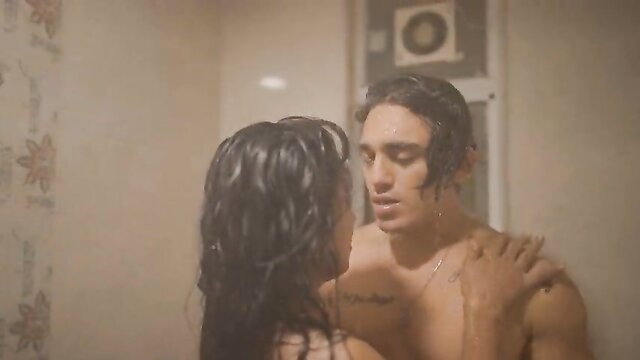 Indian bhabhi wet shower sex with hunk, hardcore bathroom fuck