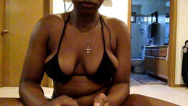nova992449 sexy blackbeauty in black bikini top, big tits, Chaturbate