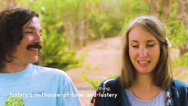 Karmann and Josie outdoors in House of Love & Lustery XXX reality show Ep 3