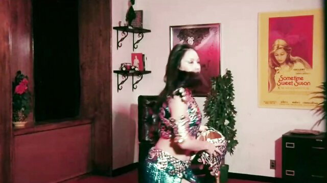Sharon Mitchell belly dances nude in sparkling costume, Home Movies For Adults 1978