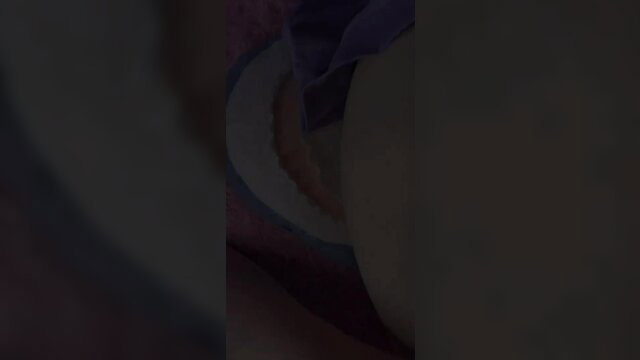 Closeup of woman toyed on PC with pussy close-up view