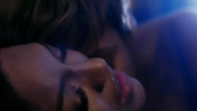 Drew Sidora sexy closeup profile nude tits in The Pass 2023 lesbian scene