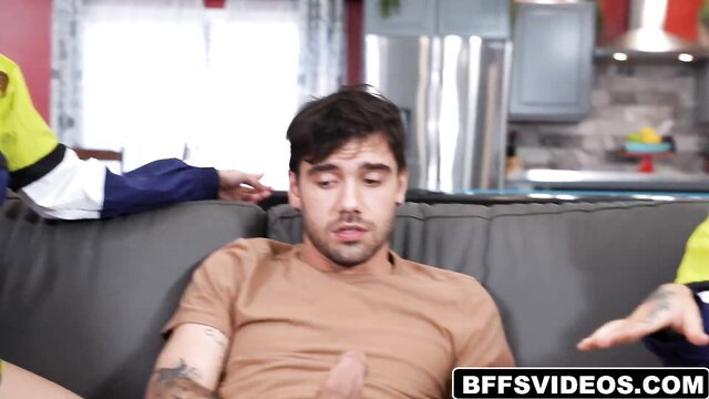 Chloe Temple, Aubry Babcock & Sawyer Cassidy threesome with hard cock