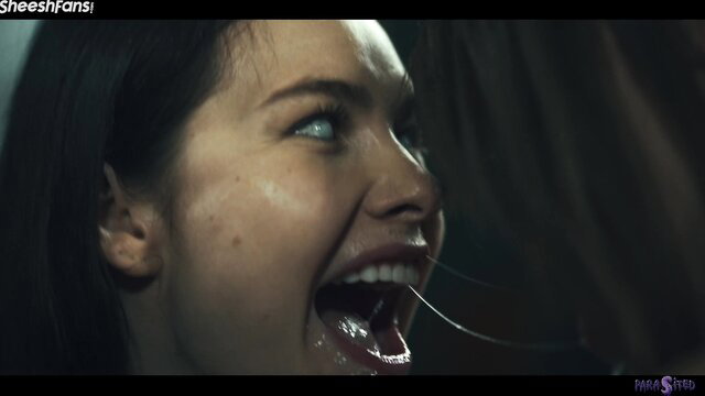 Octokuro wide open mouth closeup in Parasited leak video