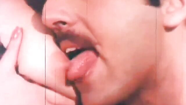 Ron Jeremy deep tongues vintage blonde in hardcore kiss closeup