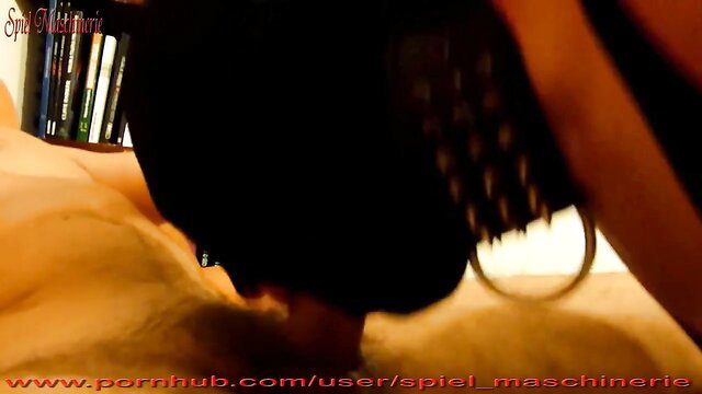 Spiel_maschinerie deepthroats cock in addictive amateur blowjob