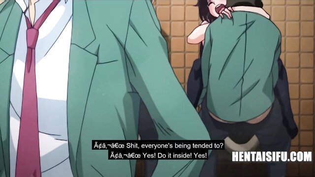 Hentai girls beg for creampie in crowded tentacle orgy scene