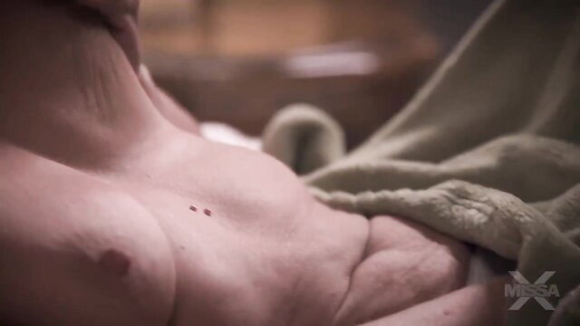 Addyson James nude MILF with pierced nipples on bed MissaX