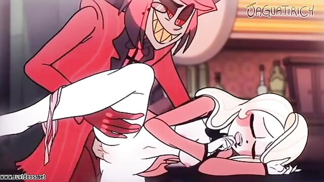 Alastor fucking Charlie Hazbin Hotel hentai porn thumbnail