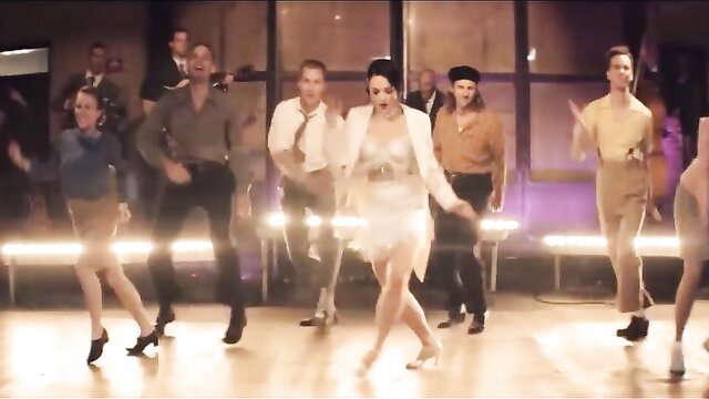 Aronchupa Little Sister Nora Trombone PMV dance group sexy outfits