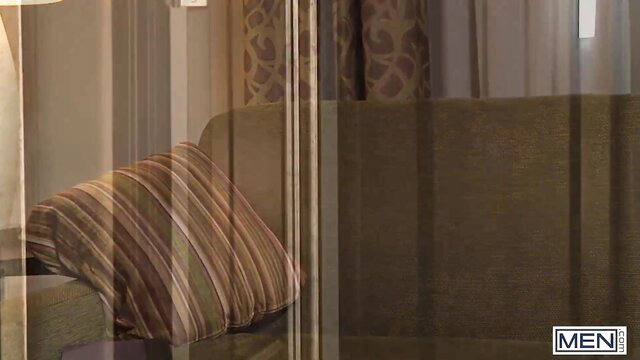 Trans stepdaughter teases perv stepdad on couch in sexy room