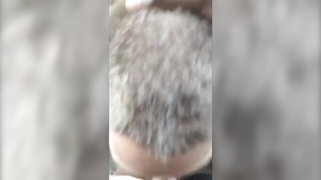 Closeup of gray-haired man head in piss drinking compilation thumbnail