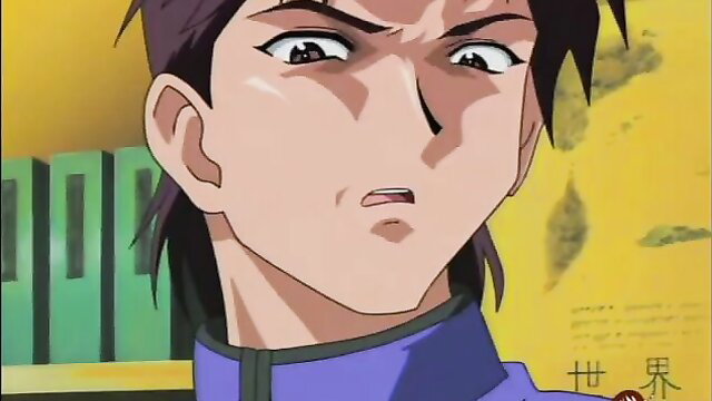 Anime teacher with intense glare in sexy hentai student sex thumbnail