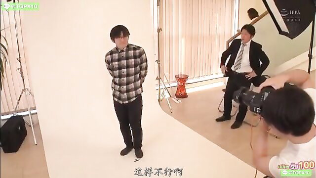 Japanese underwear model photoshoot cuckold wife adultery JAV thumbnail