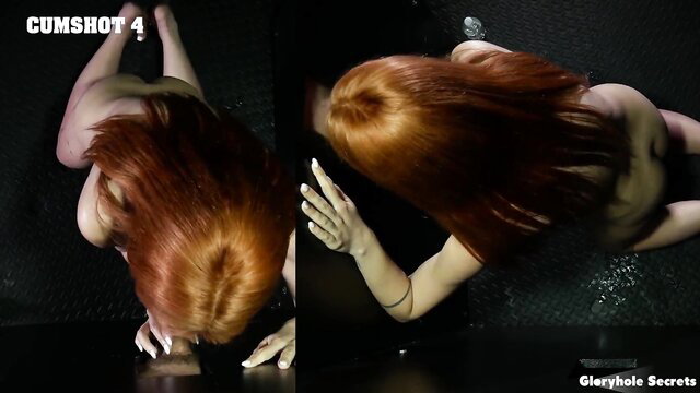 Riley Jean redhead petite slut cumshot gloryhole glory hole