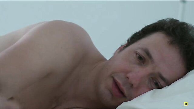 Macarena Sanz nude topless in bed from El Hombre Bueno (2024)