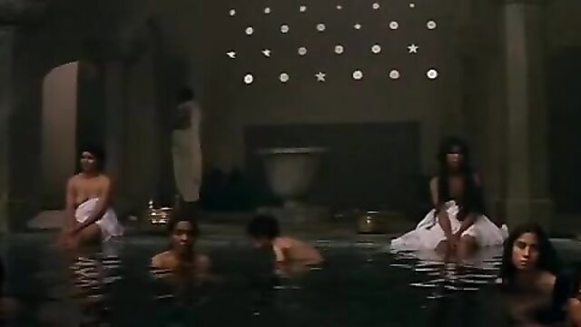 Nastassja Kinski nude in steamy harem bath scene (1985)