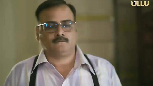 Mature Indian man in shirt and suspenders, Ullu web series thumbnail