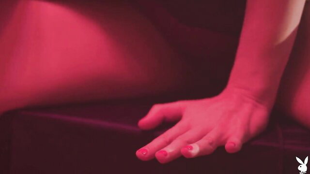 Maitland Ward Playboy Plus intimate closeup hand and thigh