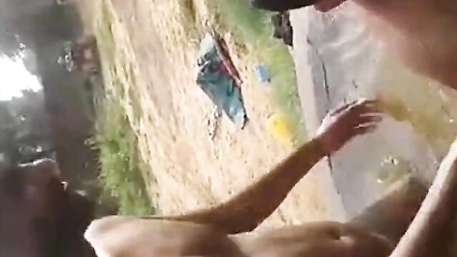 Amateur outdoor group sex with nude Asian women and men