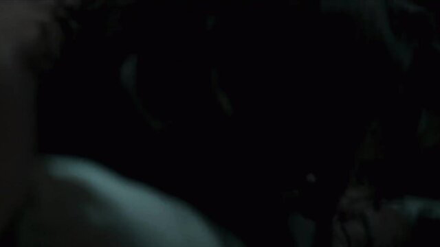 Maja Ostaszewska in a dramatic scene