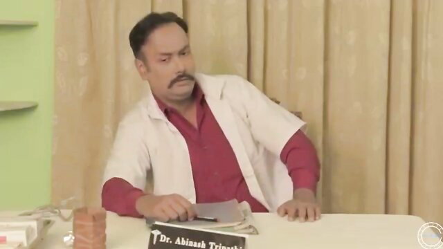 Dr. Abhijeet Pandey in white coat, sexy nurse web series thumbnail
