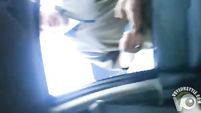 Amateur POV: dude fingers pussy from outside car door