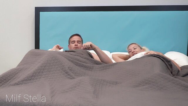 Stella Freebie stepdad stepdaughter sharing hotel daybed nude